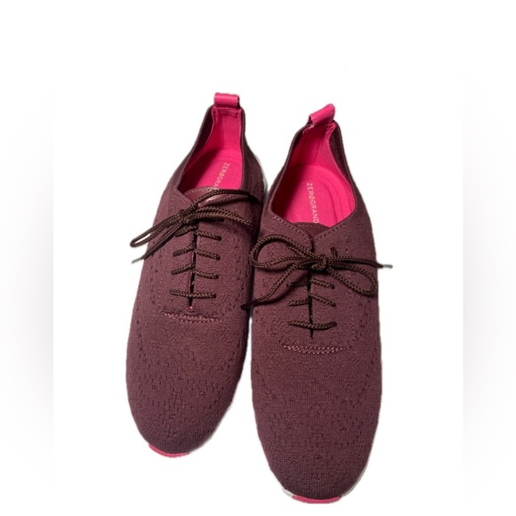 Cole Haan Shoes - COLE HAAN ZEROGRAND Stitchlite Knit Sneakers SIZE 9 in Black Garnet